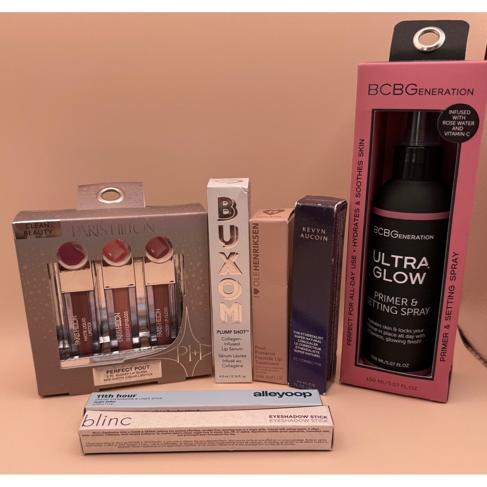 Kevyn Aucoin OleHenriksen Paris Hilton Beauty Bundle 7pc Set NEW